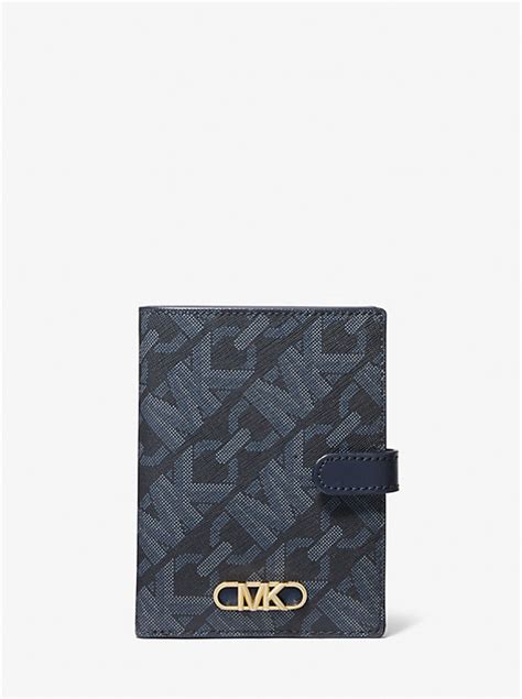 michael kors passport holder rfid|Empire Medium Signature Logo Passport Wallet .